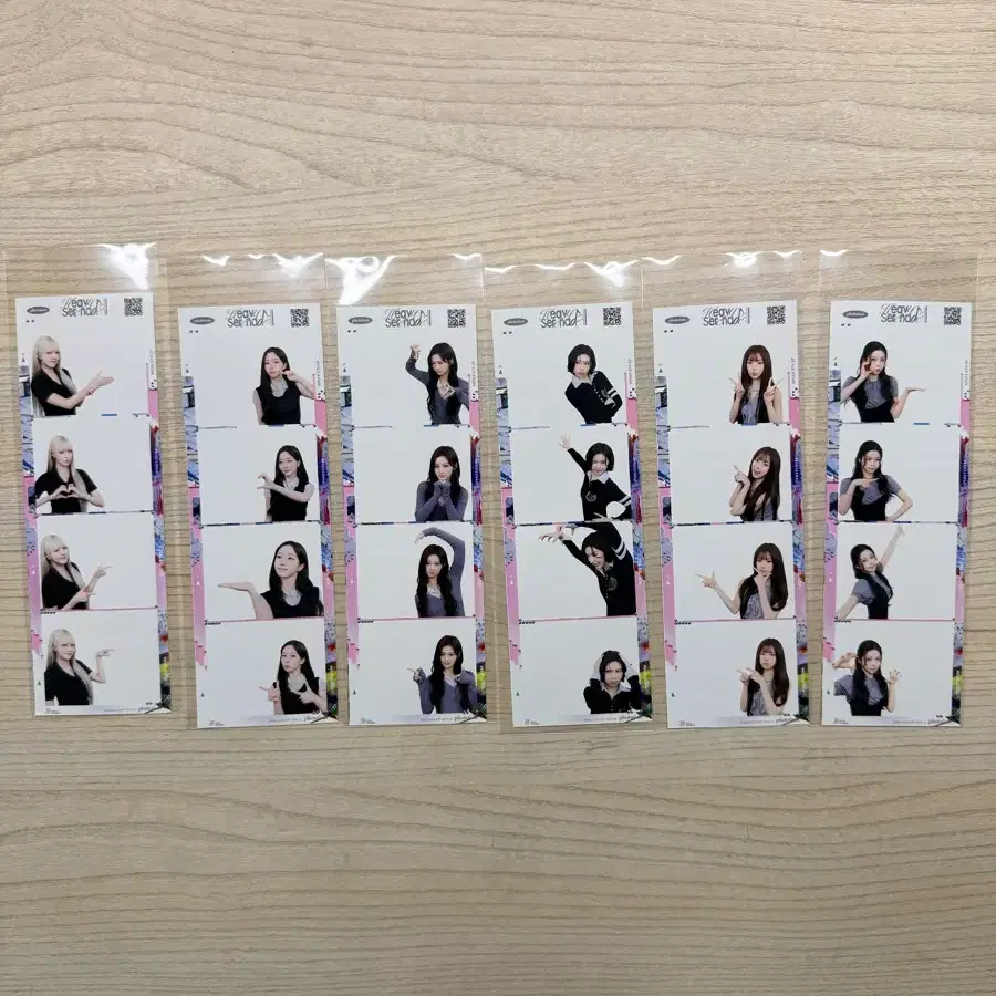 엔믹스 멤버 전원 인생네컷 포토이즘 프레임