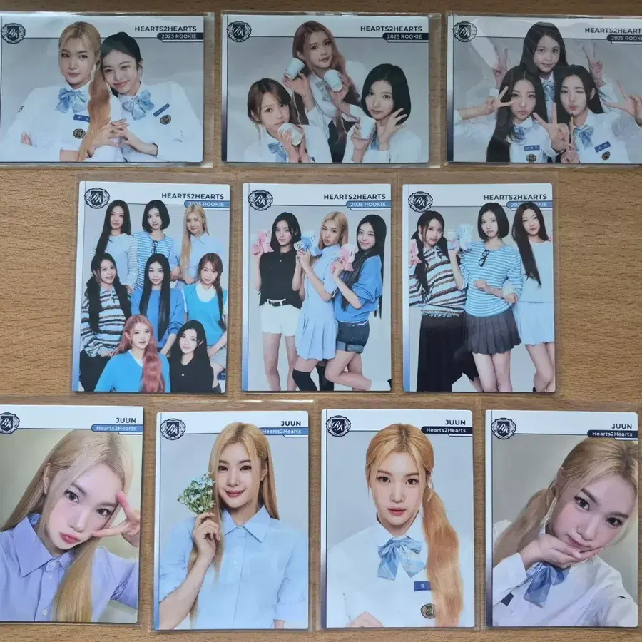 2025 테레카 KPOP 루키 하츠투하츠, 주은 포토카드 10장랏 판매합니다.