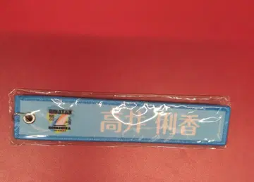 히나타자카46 7번째 히나탄사이 캡슐 토이 타카이 리카 네임택 키링 파랑