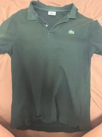 LACOSTE 라코스테 피케 셔츠 블랙