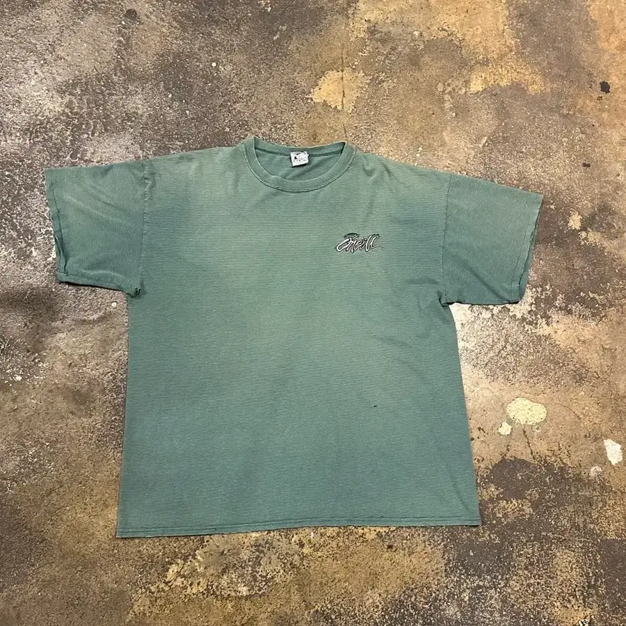 빈티지 90s Distressed ONeill 보더 티셔츠