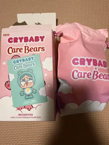 POP MART crybaby CareBears WISH 크라이베이비
