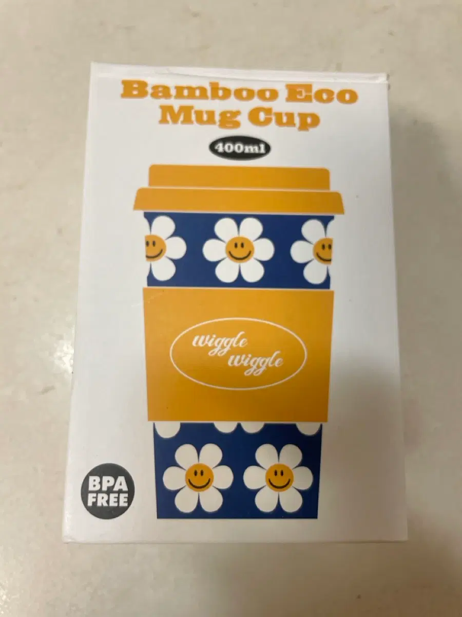 위글위글 밤부 에코 머그컵 400ml