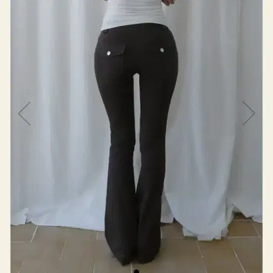 아이보렛 코튼 포켓 팬츠 딥모카
