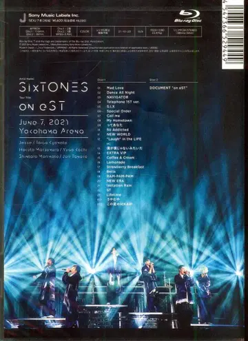 SixTONES Blu-ray 일반ver on eST
