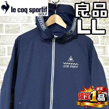 [선착순] 르꼬끄골프 남성용 풀 집업 후드티 LL 네이비