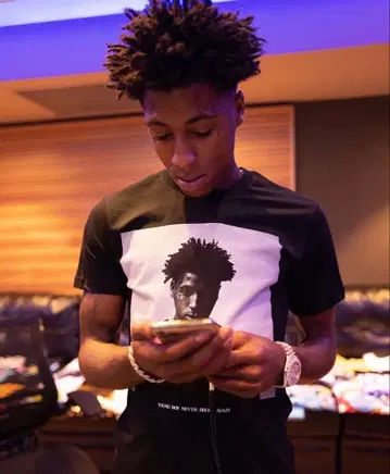 NBA Youngboy 착용 Top 앨범 티셔츠