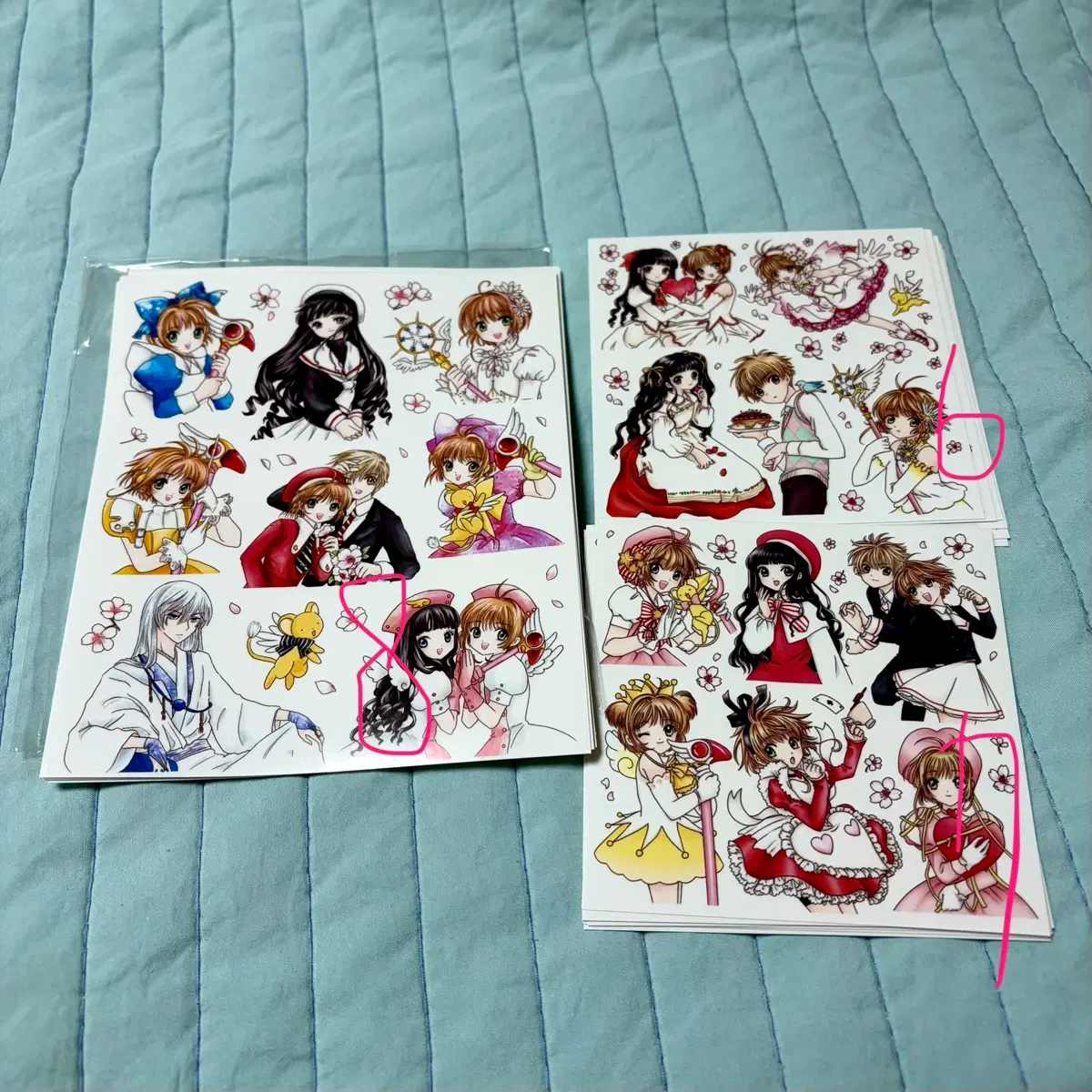 애니인스 카드캡터 체리 인스3종