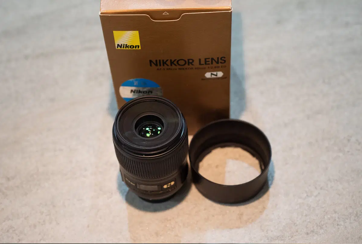 Nikon AF-s 60mm F2.8G N렌즈