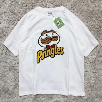 Pringles 프링글스 티셔츠 화이트 L 사이즈