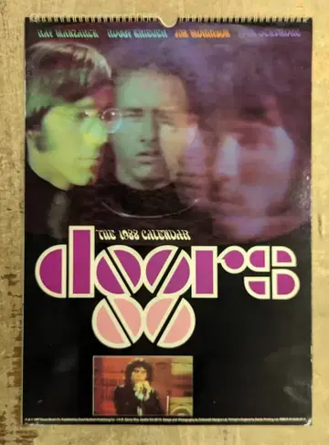 THE DOORS CALENDAR 달력 1988