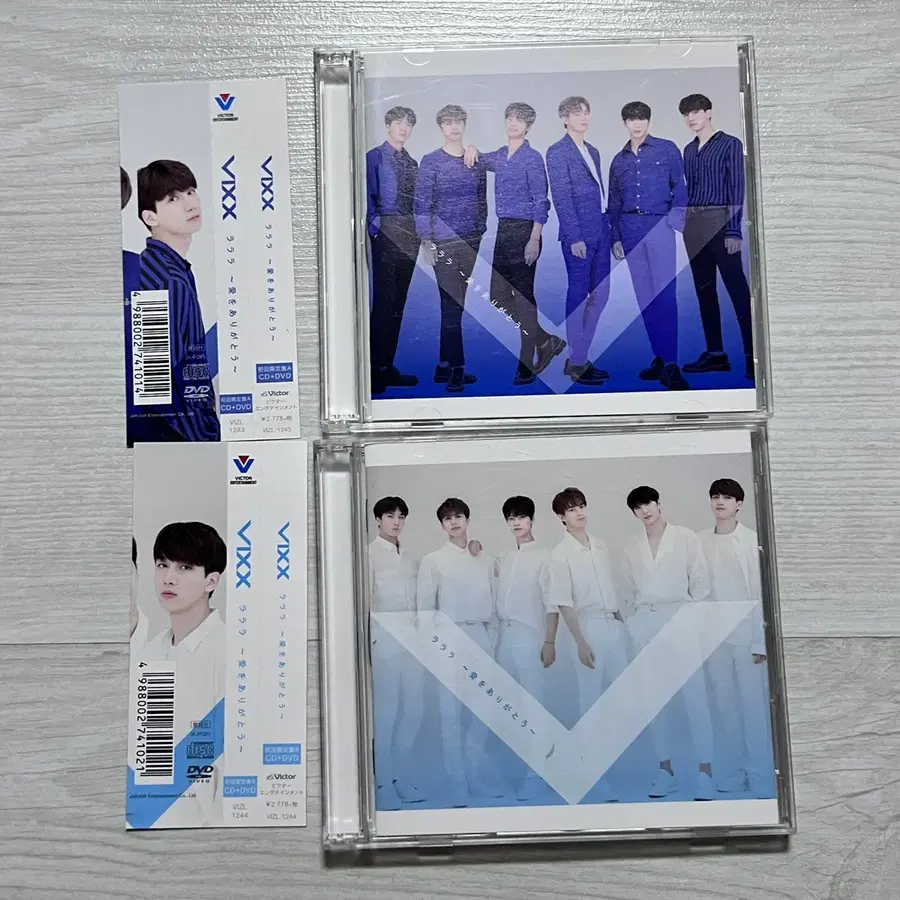 빅스 VIXX 라라라 아이오 아리가또 일본 앨범 CD DVD 2개 일괄