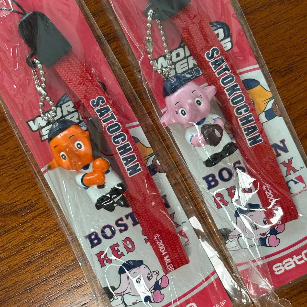 [고전] MLB 콜라보 2004년 한정판 사토짱 스트랩 (2개 세트)