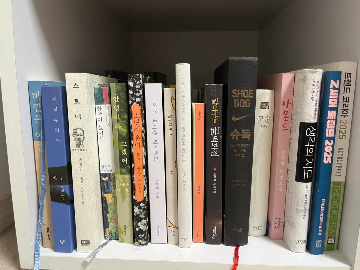 베스트셀러 도서 (채식주의자, 바깥은 여름, 스토너 등)
