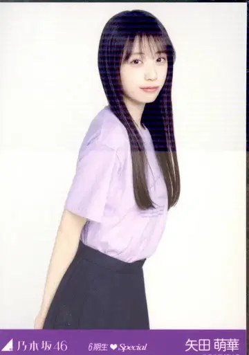 노기자카46 회장 한정판 랜덤 브로마이드 야타 모에카 6기생 Special T셔츠 중