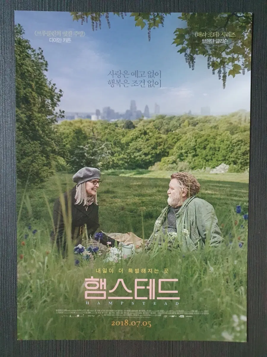 영화 햄스테드 전단지 팜플렛 A4