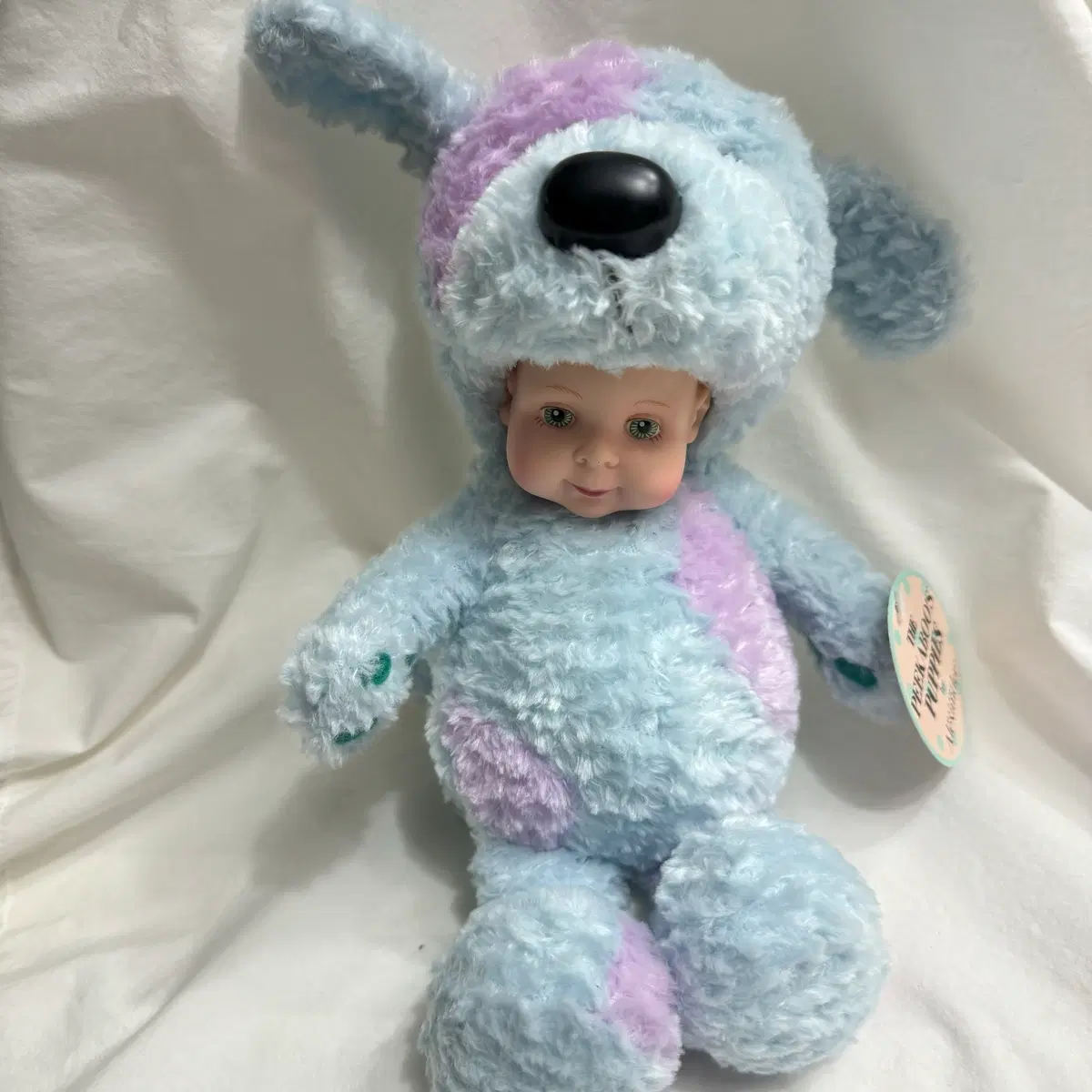 마담알렉산더피카부 퍼피스 하늘색 강아지 인형