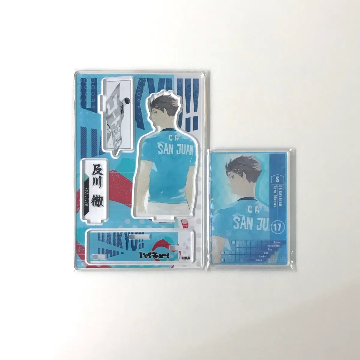 [벼룩/일괄] 하이큐 오이카와 2021 생일 디오라마 아크릴 + 스테이터스 set