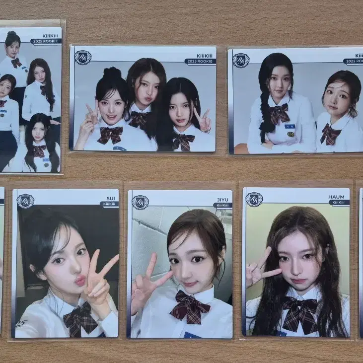 2025 테레카 KPOP 루키 키키 포토카드 8장랏 판매합니다.