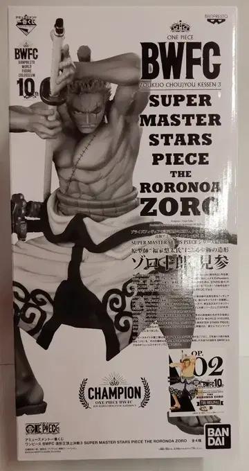 BANDAI SPIRITS 오락 제일복권 원피스 BWFC 조형왕초정결전3 SUPER MASTER STARS 02 B상 조로(조로쥬로) THE ORIGINAL 원작 컬러 채색