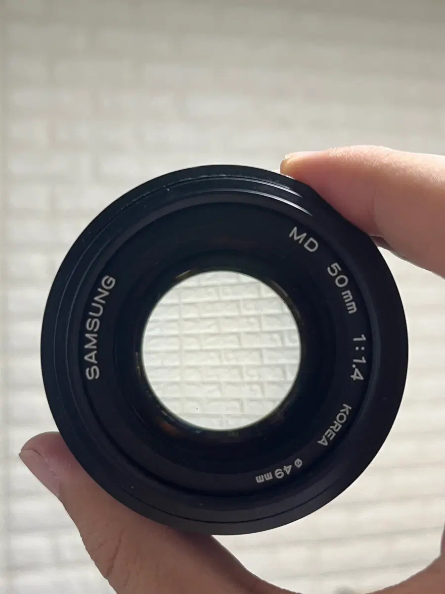 삼성 MD 50mm 1:1.4 렌즈 (클리닝 완료품)