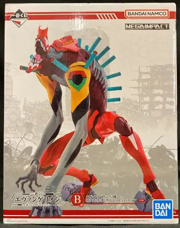 BANDAI SPIRITS 제일복권 에반게리온 뒷면 코드, 더 비스트! B상 에반게리온 2호기 수화 제2형태 더 비스트 피규어 MEGAIMPACT