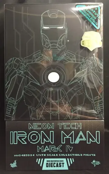 HOTTOYS MOVIE MASTERPIECE DIECAST NEON TECH IRON MAN MARK IV MMS485