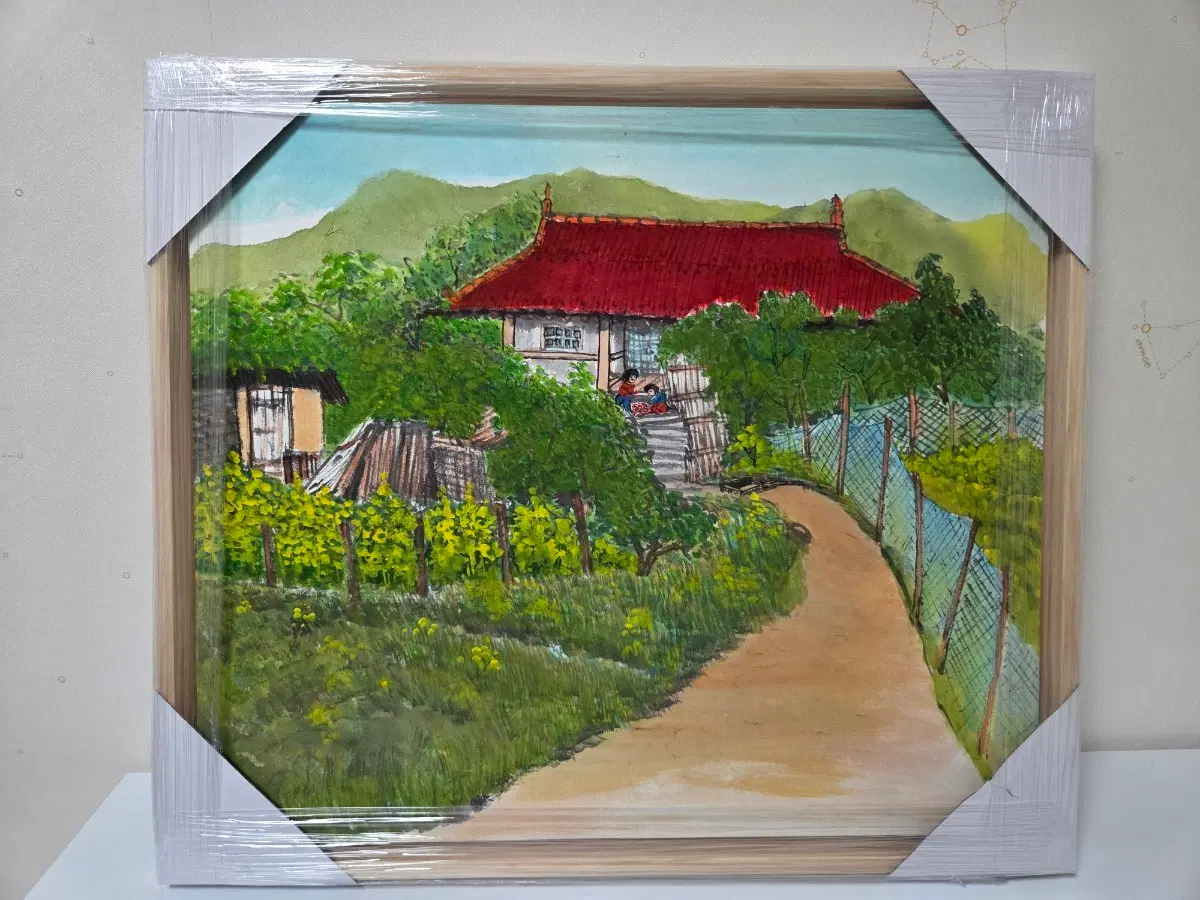 손현미 화가 수채화 풍경화 액자