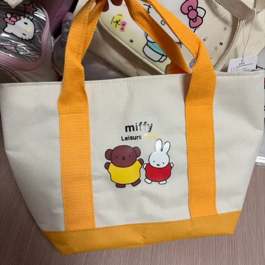 귀여운 미피 보냉백 보냉가방 파우치 새상품