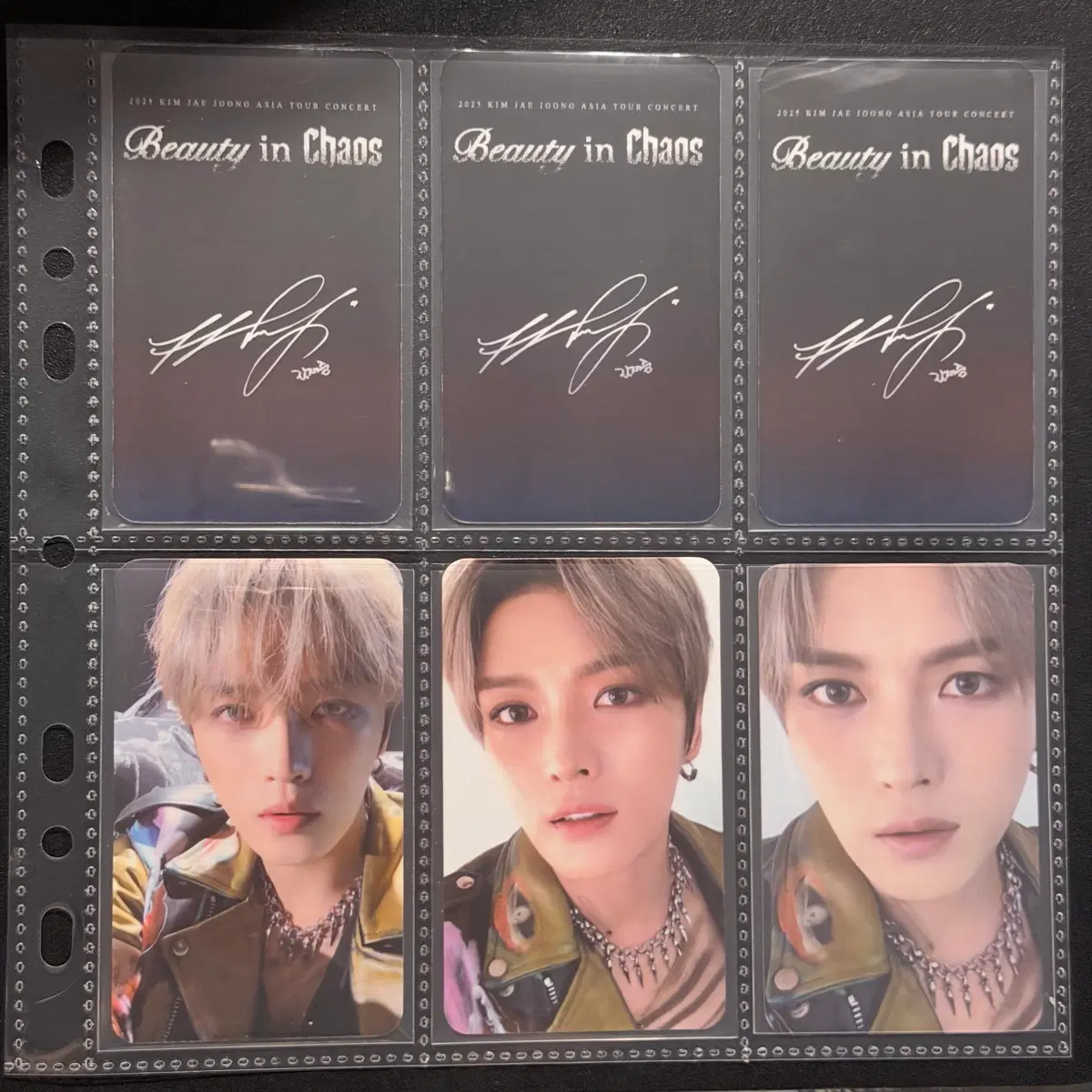 김재중 Beauty in Chaos Bangkok 포카 Full Set