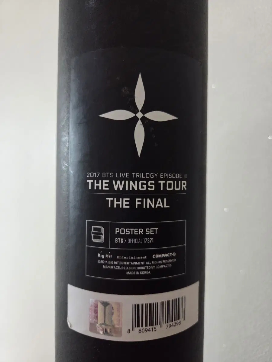 BTS 방탄소년단 윙파콘 윙즈 콘서트 포스터 단체