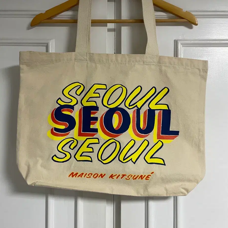 Maison Kitsune x Ben Klevay Seoul Tote Bag