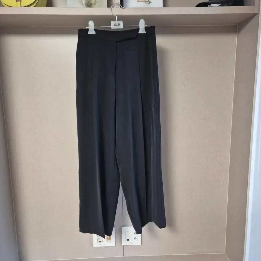 M)simplebeige 심플베이지 여성 정장 와이드 팬츠 블랙