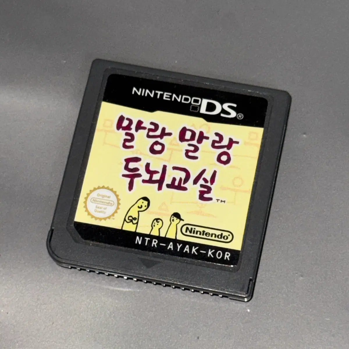 닌텐도DS 말랑말랑 두뇌교실 알칩