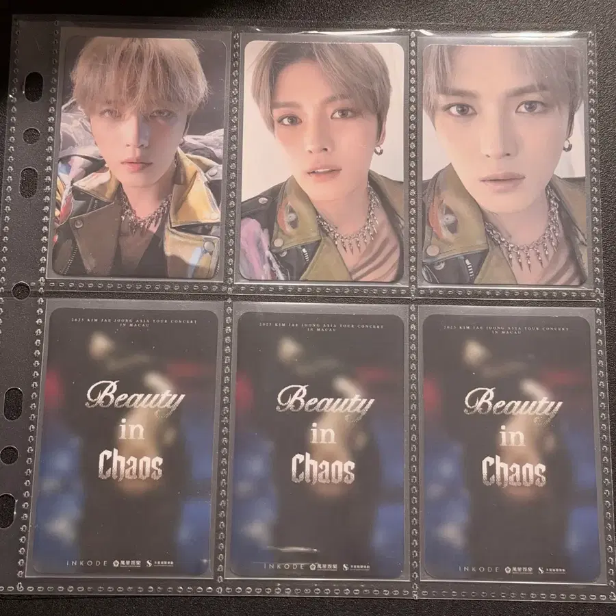 김재중 Beauty in Chaos Macau 포카 Full Set
