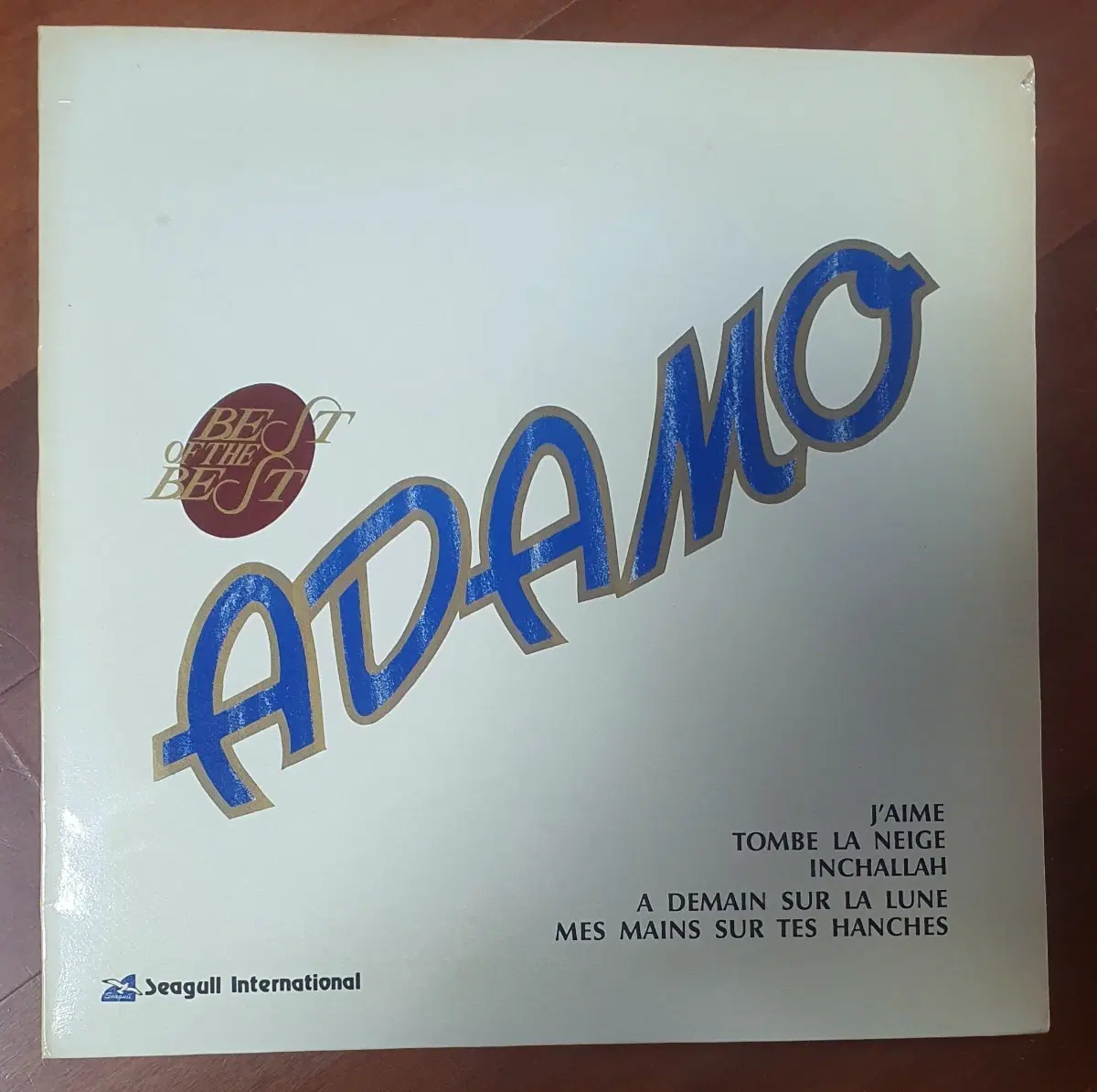 Adamo 아다모 베스트lp.nm-