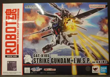 BANDAI SPIRITS ROBOT혼 [ SIDE MS ] GAT-X105 스트라이크 건담 (재생기) + I.W.S.P. ver. A.N.I.M.E.
