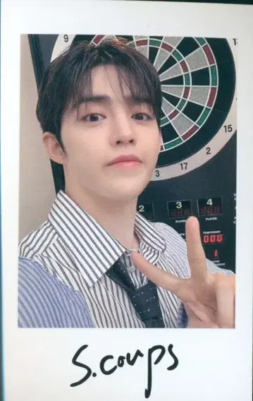 SEVENTEEN 2025 홀리데이 S.COUPS 인스턴트 포토 스티커 카드