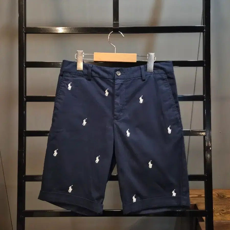[29-30] 폴로 랄프로렌 POLO RALPH LAUREN 올오버 포니 치노 반바지 네이비 3.5