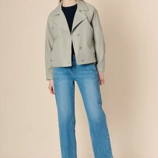 BCBG 비씨비지 하프 트렌치 자켓 55