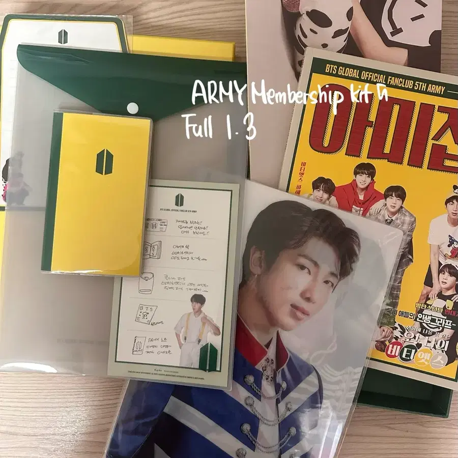 방탄소년단 BTS 멤버쉽 키트 7기 포카 V JK RM 정국 지민 태형 호석 남준 윤기 석진 dvd