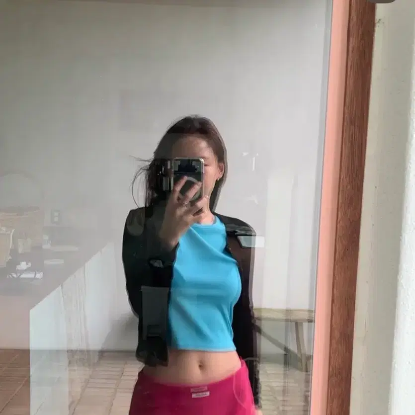 크랭크 PK MICRO SKIRT_PLUM 강문경 착용