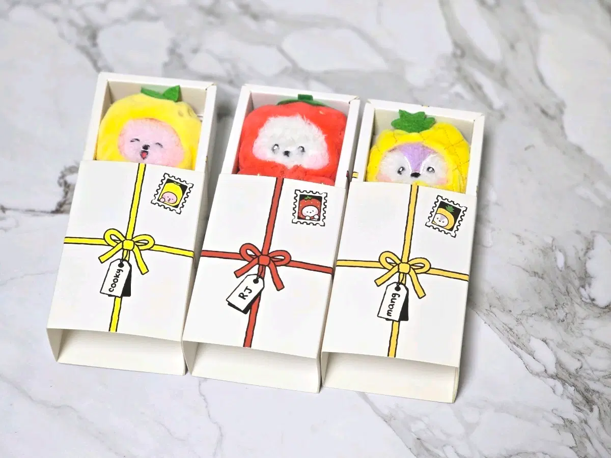 방탄 BT21 과일 미니미니니 인형 단순개봉 일괄양도
