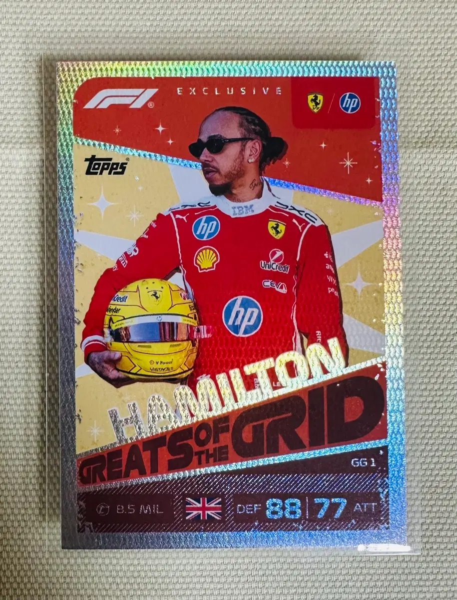2026 F1 탑스 터보 어택 루이스 해밀턴 카드