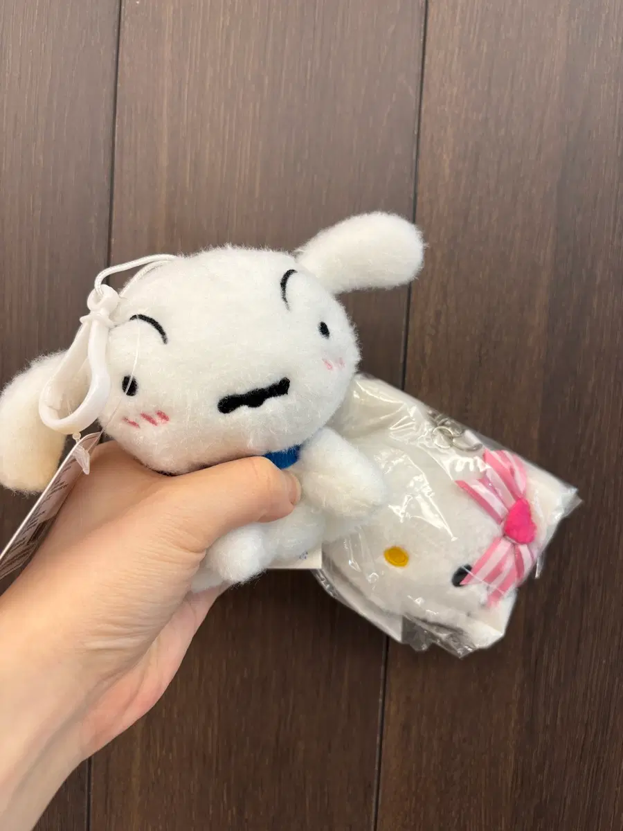 챠밍키티 흰둥이 인형