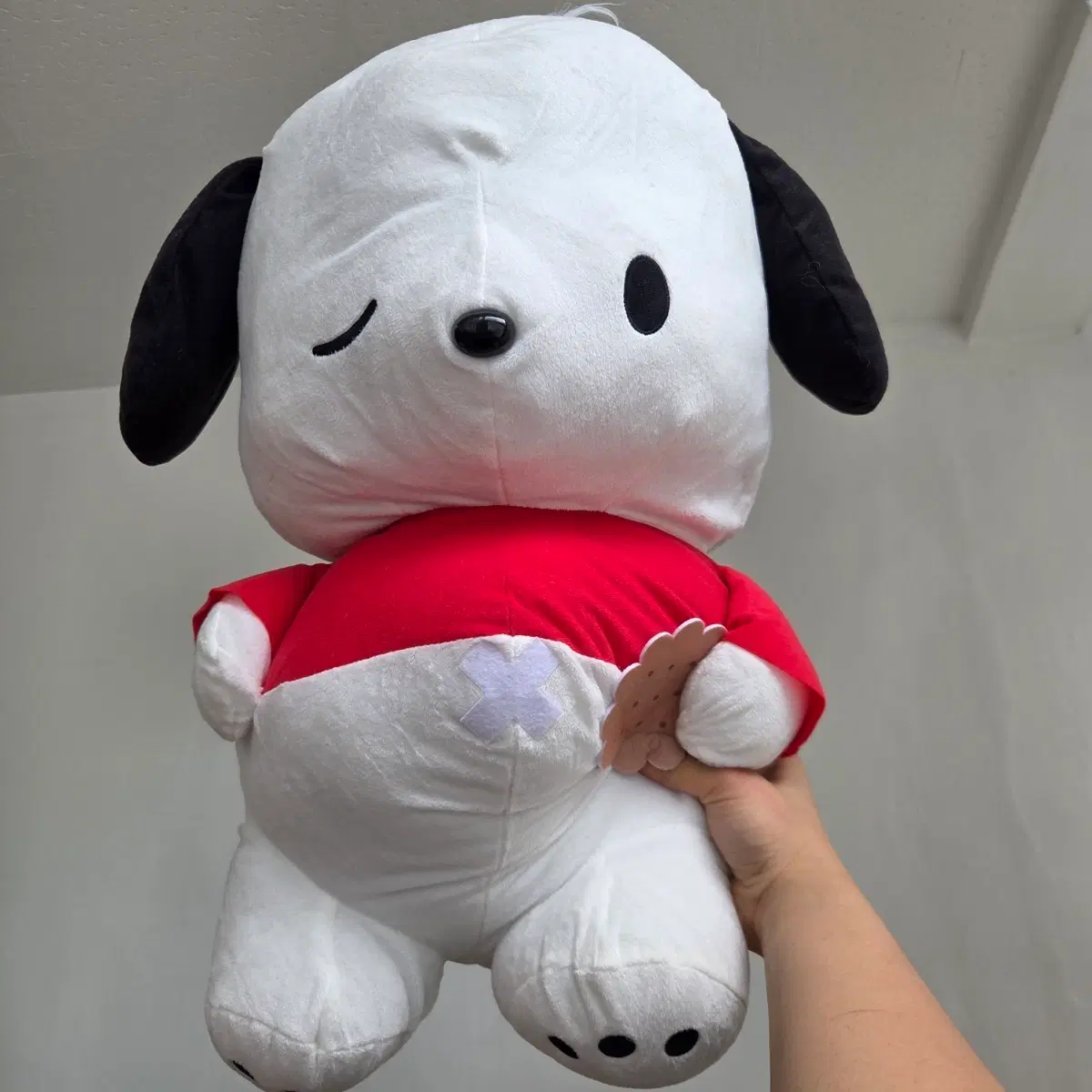 빈티지 토이 인형 고전 만화 피규어 캐릭터 일본 산리오 강아지 포차코 포챠코 50cm 대형 왕큰