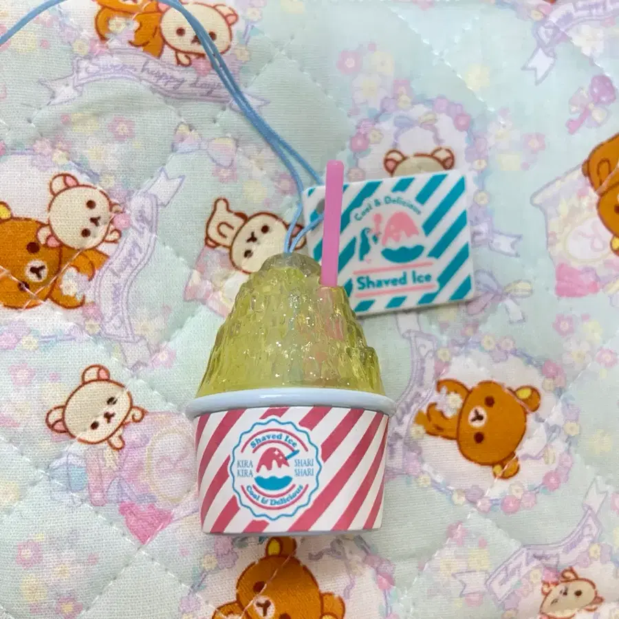 컵 빙수 샤카샤카 키링