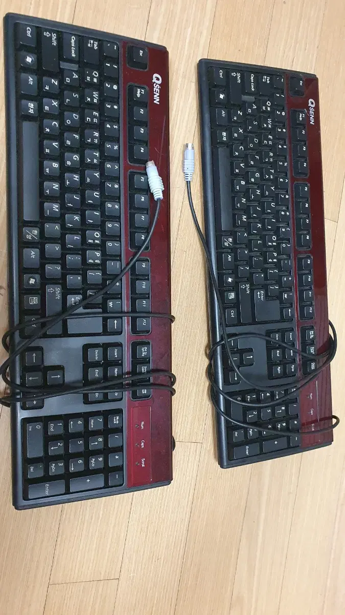 큐센 gp 85000 (구삼성 동일) ps2 키보드 2대