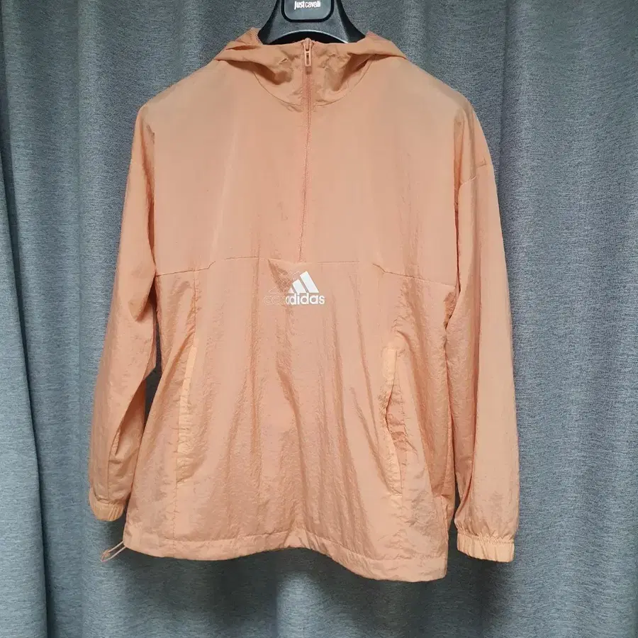 adidas 아디다스스트링바람막이 바스락  아노락 반집업 후드 자켓 s~m