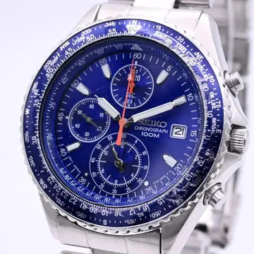 SEIKO 세이코 7T92-0CF0 남성용 손목시계 크로노그래프 새상품 배터리